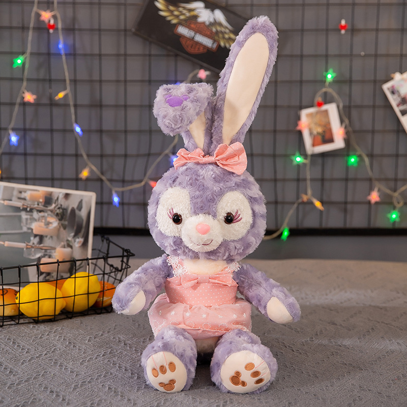 IQANGEL Cartoon star, dew doll, Stella rabbit, plush toy star, dailu, doll, rabbit doll, jewelry gift
