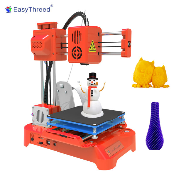 (Free 4G TF Card)EasyThreed 3D Printer for Kids Mini Desktop 3D Printer 100x100x100mm Print Size No Heated Bed One-Key Printing with TF Card PLA Sample Filament for Beginners Household Education Singapore