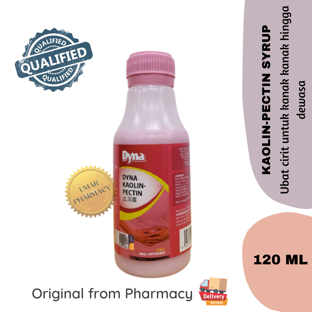 DYNA KAOLINPECTIN 120ML (FOR DIARRHEA / CIRITBIRIT) Lazada