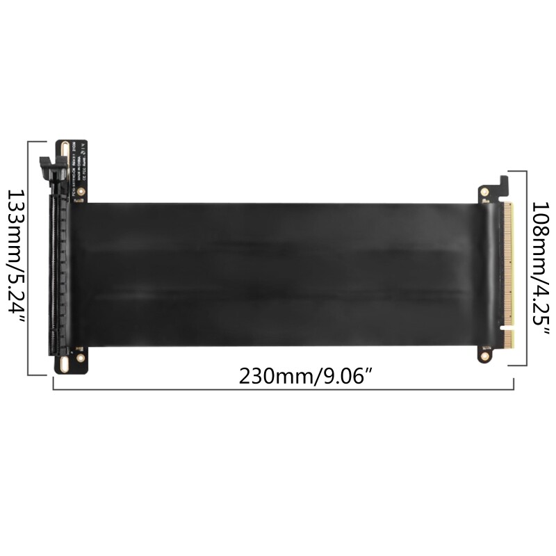 High Speed PC Graphics Cards PCI Express Connector Cable Riser Card PCI-E 3.0 X16 Flexible Cable Expansion Port Adapter