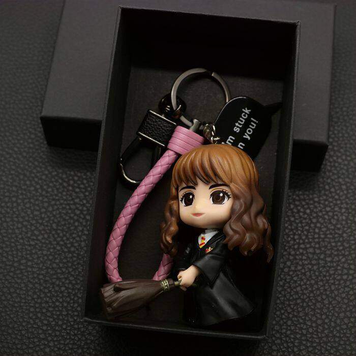 Harry Potter Wizard Keychain Pendant Bag Ornament Key Chain Hand Office Model