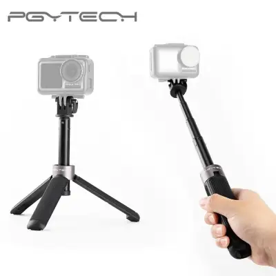 PGYTECH Hand Grip Tripod Selfie Stick Extension Rod Pole Shorty for GoPro HERO 10 9 8 7 6 5 MAX / Insta360 ONE R / SJCAM / DJI OSMO POCKET 2 ACTION Camera