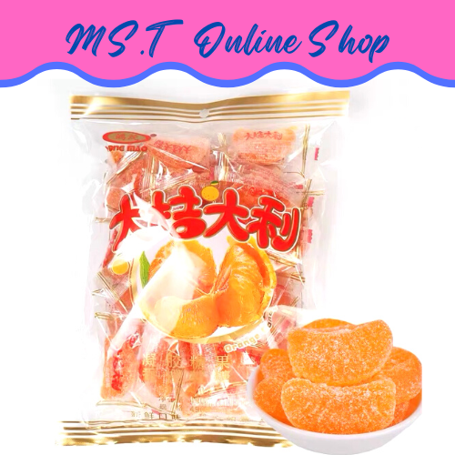 [MT] Mandarin Orange Sweet Gummy 185gm 大吉大利橘子味软糖 Lazada