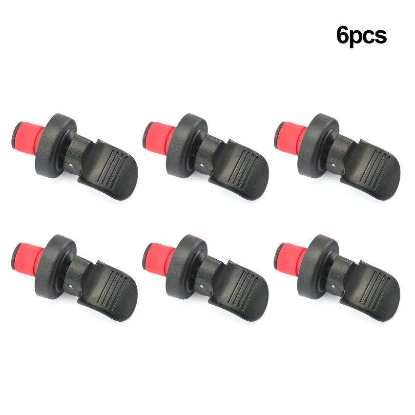 2/6Pcs Wine Stoppers - Reusable Wine Bottle Stopper with Silicone Plug - Keep Wine Fresh