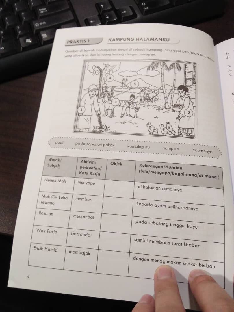Aspirasi A Latihan Penulisan Upsr Tahun 4 5 Standard Karangan Bahasa Malaysia Ready Stock Lazada