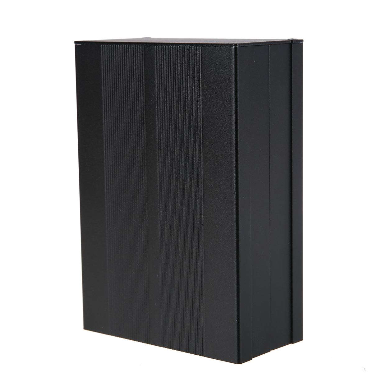 BOKALI 1 Bộ Hộp Nhôm Vỏ Ngăn Bảng Mạch Điện Tử Công Trình Đen 150*105*55Mm