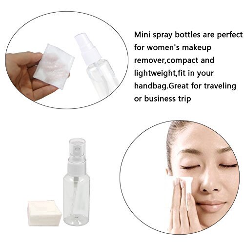 Bình Xịt Rỗng Trong Suốt 12 Cỡ, Bình Xịt Nhựa Mini 30Ml/50Ml/100Ml, Bình Đựng Mỹ Phẩm Rỗng Có Thể Nạp Lại
