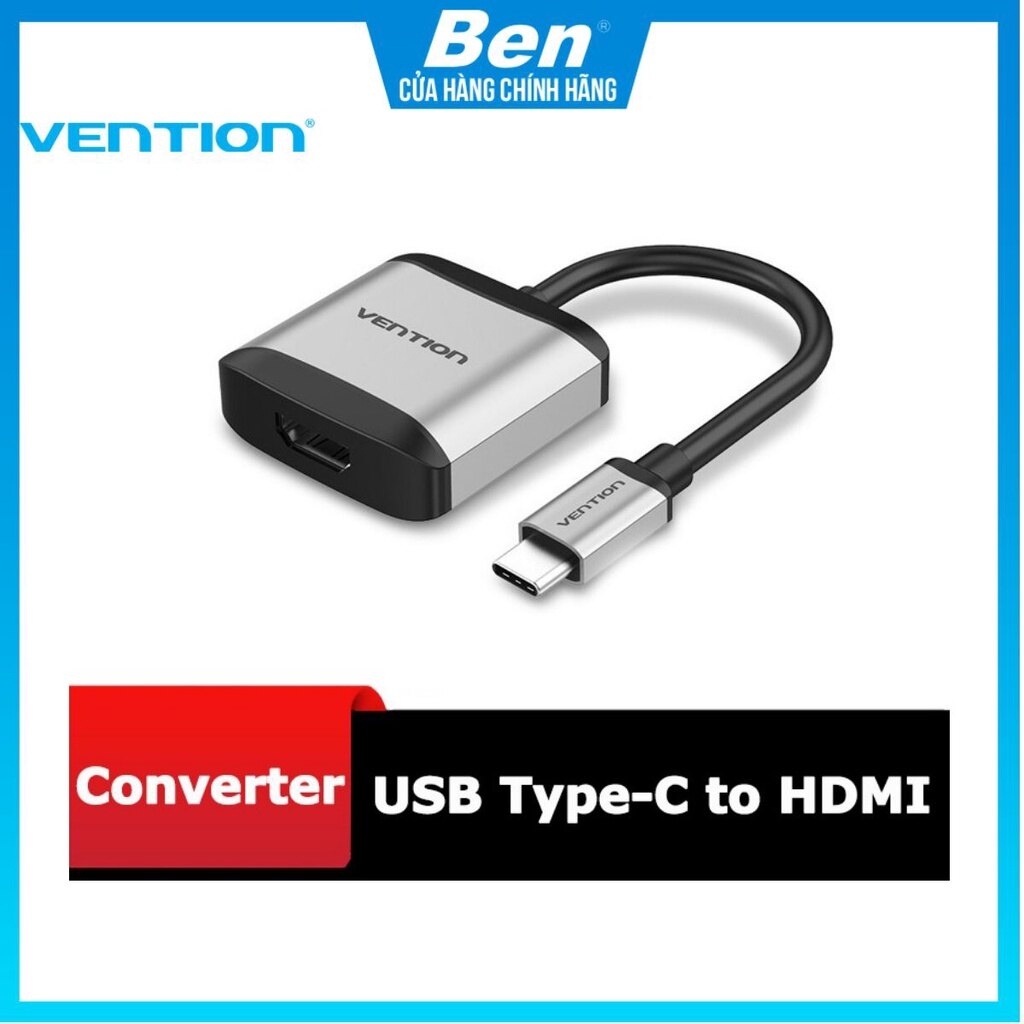 Converter - cáp chuyển usb type c to hdmi vention tdahb - ben computer