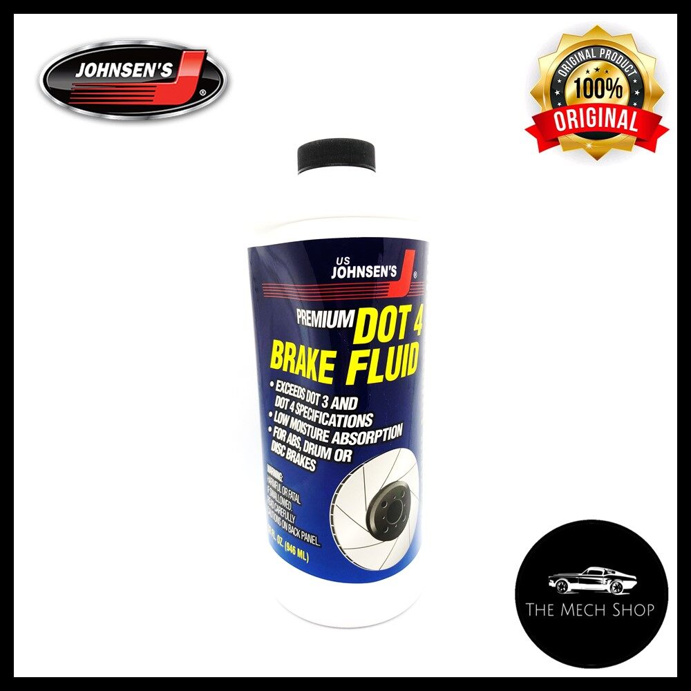 Johnsen Premium Dot 4 Brake Oil (1 Liter) Lazada