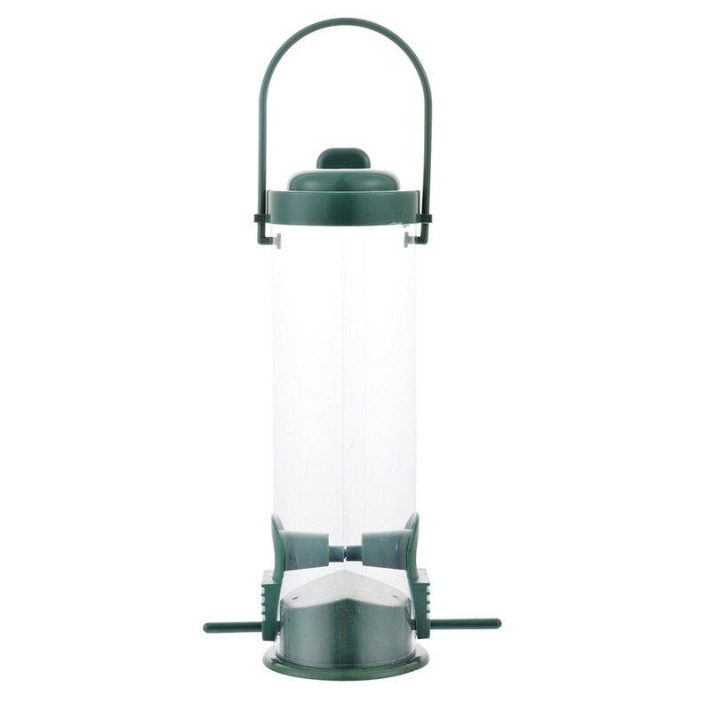 Phụ Kiện Nhựa Màu Xanh Đậm Cho Chim Ăn Ngoài Trời-1