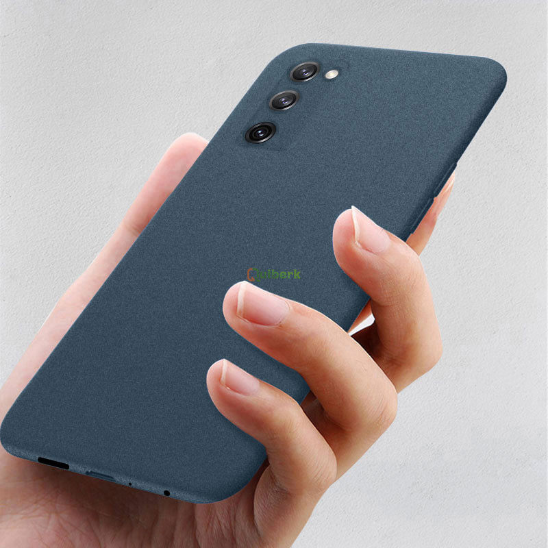 Ốp Lưng Cho Samsung Galaxy S20 FE Ốp Mỏng Mờ Mềm Ốp Đá Sa Thạch Bảo Vệ Lưng Chống Sốc