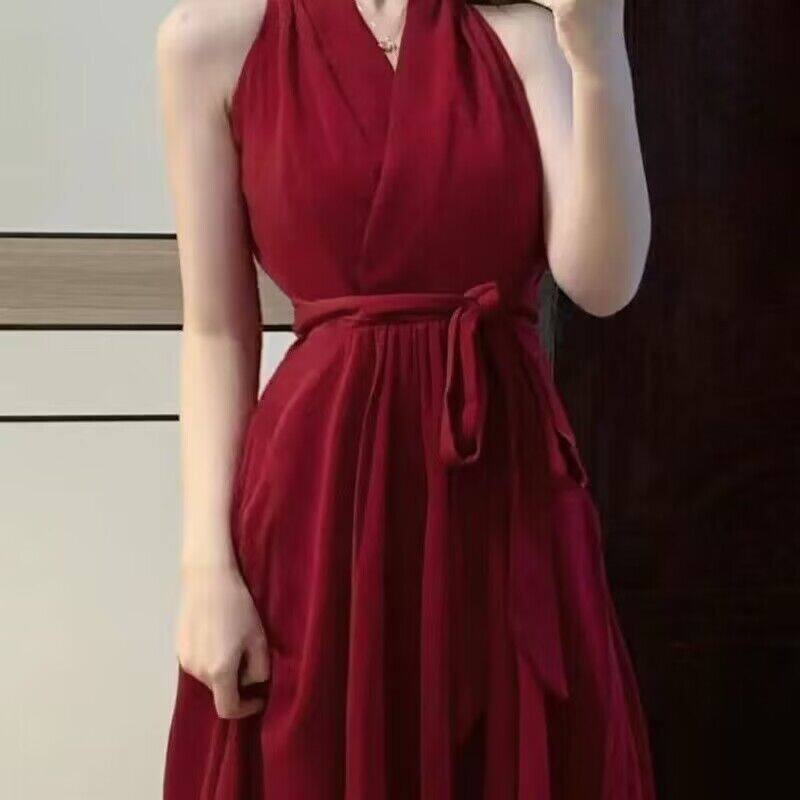 Summer Dress Women A-line Slim Dress
