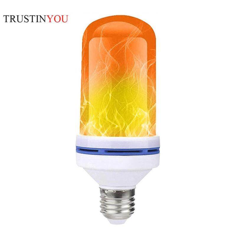 Hiệu Ứng Ngọn Lửa Mô Phỏng E27 Bóng Đèn LED Kỳ Nghỉ Giáng Sinh Nhấp Nháy Đèn Trang Trí Gồ Ghề Bền
