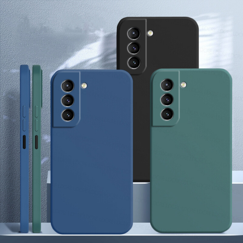 Square liquid silicone phone case for samsung galaxy s23 plus s23 ultra s22 plus s22 ultra note 20 ultra note 10 plus 360 protective soft phone back cover for samsung galaxy s21 s20 plus s21 s20 ultra s21 fe s10 plus note 9