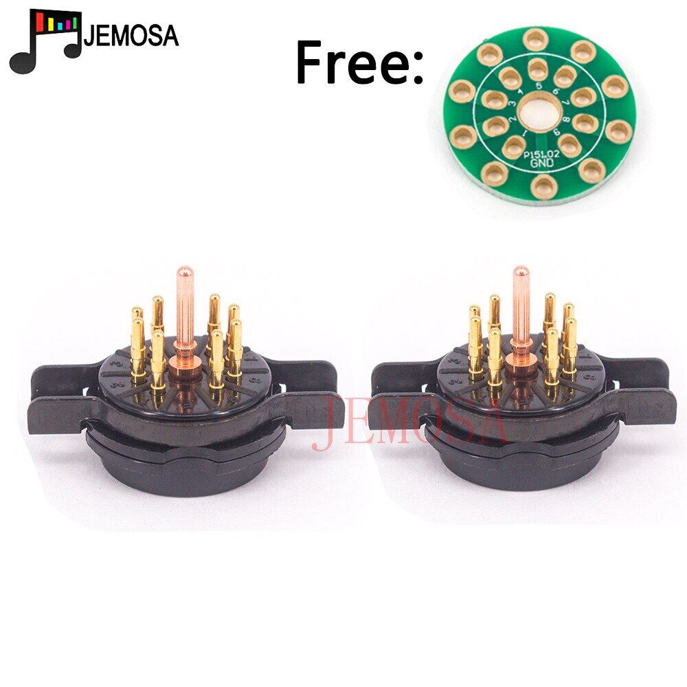{“：》 cmc bakelite 9pin tube socket plated for ecc81 ecc82 ecc83 12ax7 7199 ecc88 electron tube hifi audio vacuum tube amplifier
