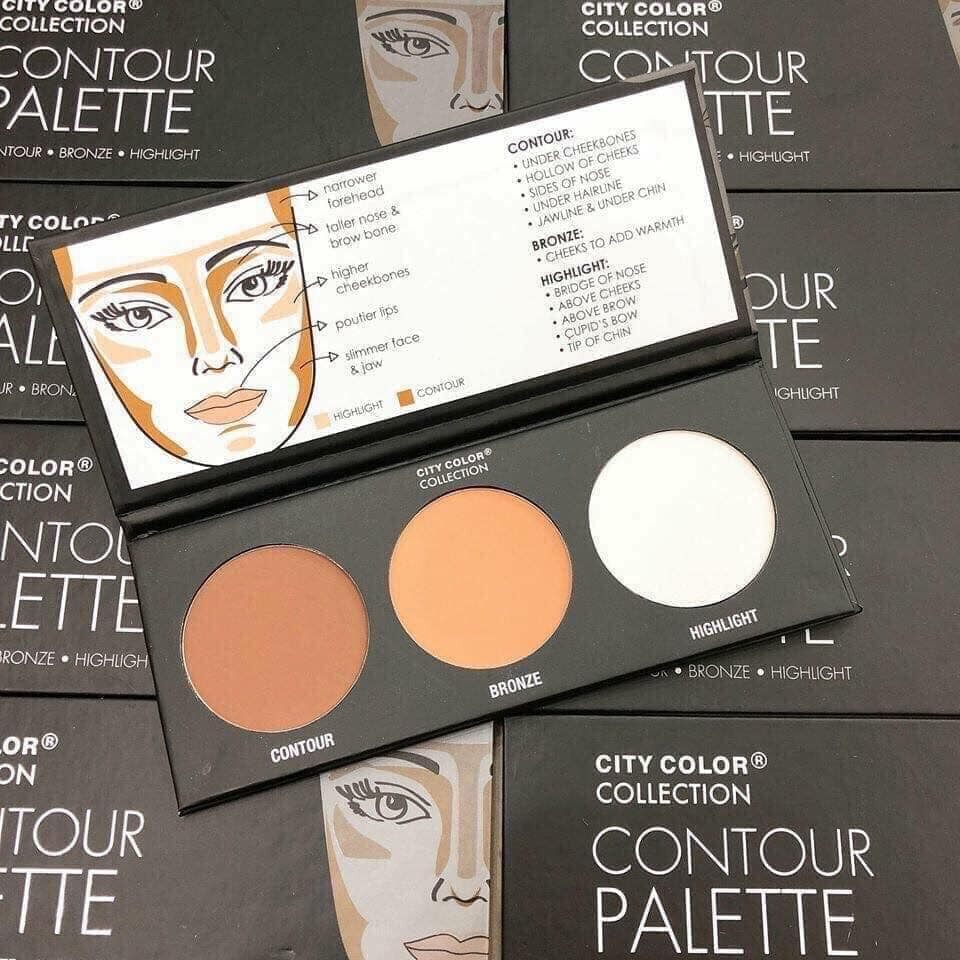Phấn Tạo Khối High Light City Color Contour Effects 3 Màu