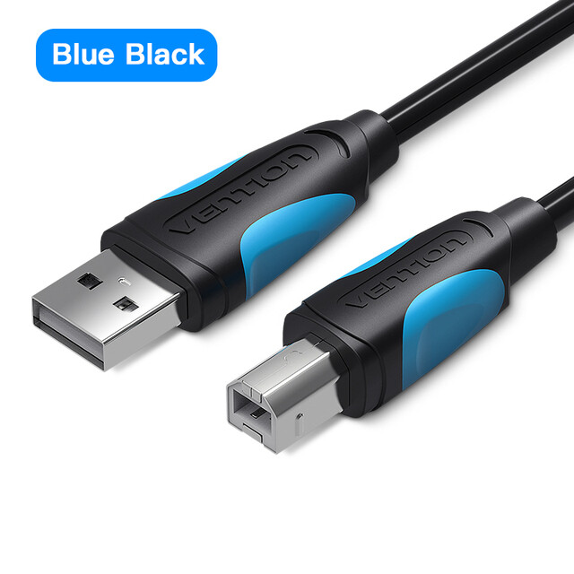 Vention usb printer cable 480mbps usb 2.0 type a male to b male sync data scanner printer cable for zjiang hp canon epson usb printer
