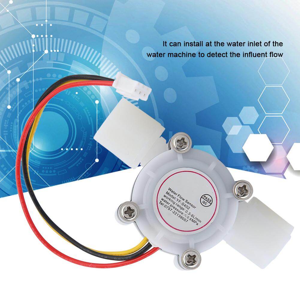 Yf-S402 Water Flow Sensor, 1Pcs Water Flow Sensor, For Water Cooler, Coffee Machine, Water Filter Detect The Influent Flow