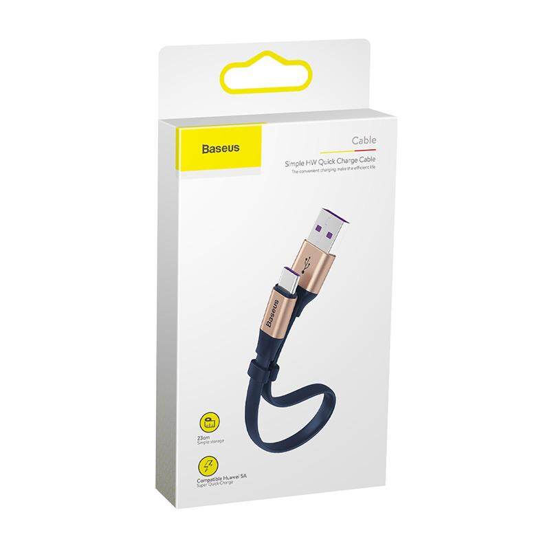 Baseus cáp sạc USB type C 5A/40W sạc siêu nhanh thiết kế di động cho Huawei P30 Pro Mate 20/ Huawei/ Samsung S10/ Xiaomi/ Vivo - INTL