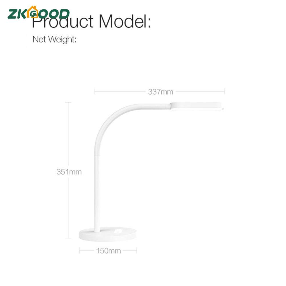 Zkgood 3 Wát/5 Wát 60 LED Chạm Mờ Để Bàn Gấp Gọn Điều Chỉnh Thông Minh Để Bàn