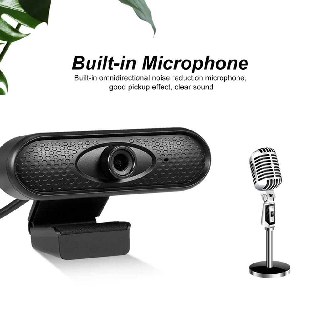 BOKEWU USB Computer Webcam Full HD 1080P Web Camera Digital Web Cam With Micphone For Laptop PC Tablet Rotatable Camera