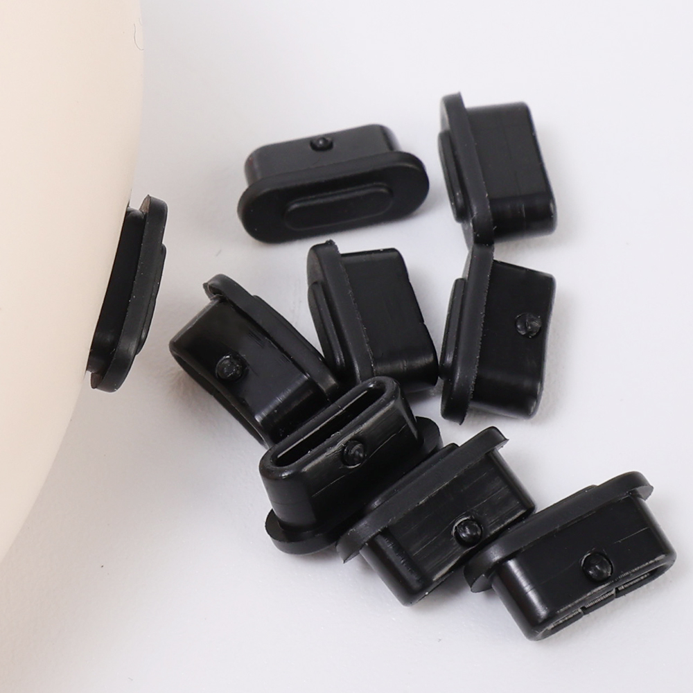 10 cái loại USB cổng sạc nút cắm chống bụi USB Silicon loại USB C khớp nối dây cáp bảo vệ cho Samsung Huawei điện thoại Xiaomi bụi