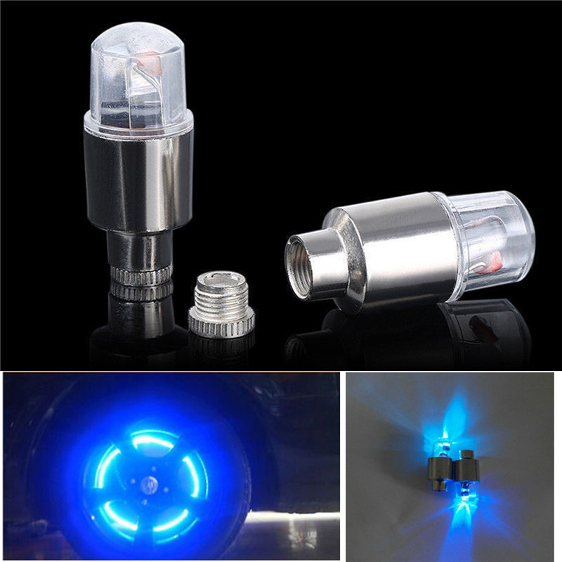 【AtotheR】LED Bicycle Valve Core Light Decorations Tire Light Stick Luminous Night Light Accessories Outdoor Bike Glow Lamp Colorful Light