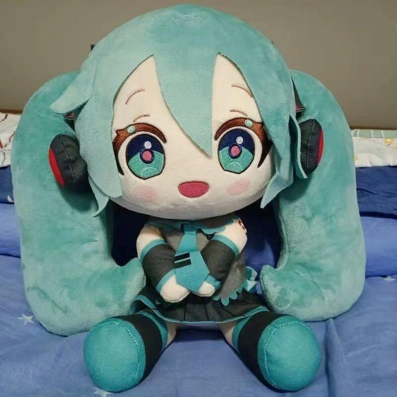 Kawaii Hatsune Miku Plush Toy Super Cute Anime Periférico De 20cm