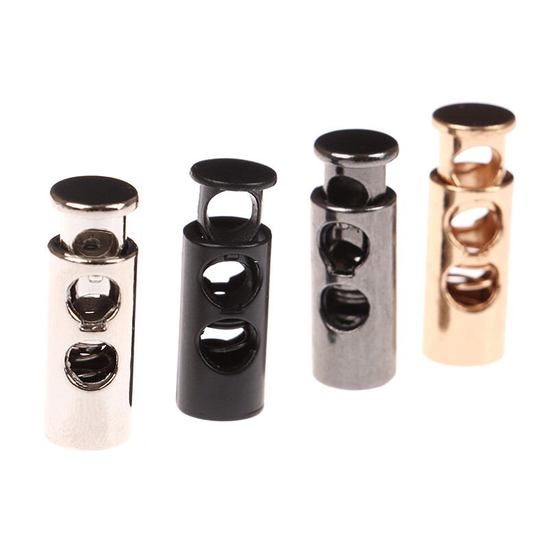10pcs Metal Stoppers Toggle Cord Locks Drawstring lock DIY Apparel Accessories