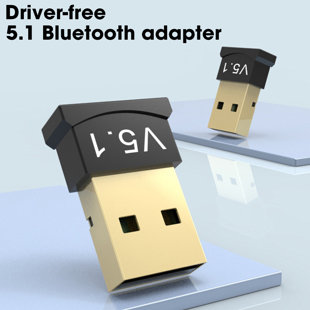USB Bluetooth 5.1 Adapter Transmitter Receiver Bluetooth Audio Bluetooth Dongle Wireless USB Adapter for Computer PC Laptop