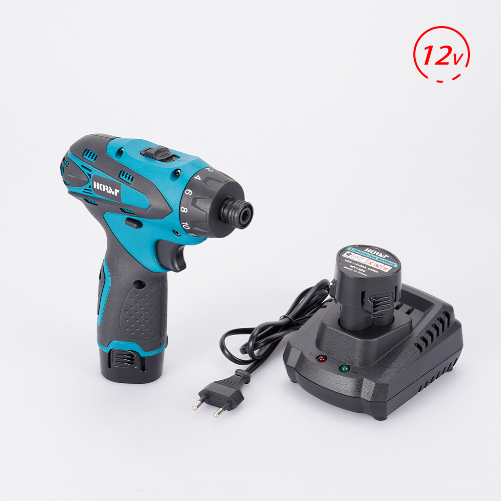 Máy Khoan Điện Không Dây 12V Máy Khoan Búa Điện Tốc Độ Kép Máy Khoan Cầm Tay Dùng Pin Lithium Cho Pin Makita