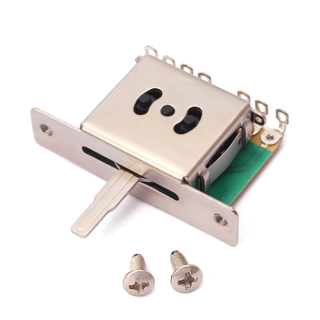 BNGUITAR 5-way Micro Guitar Selector with Black Tip for Electric Guitar