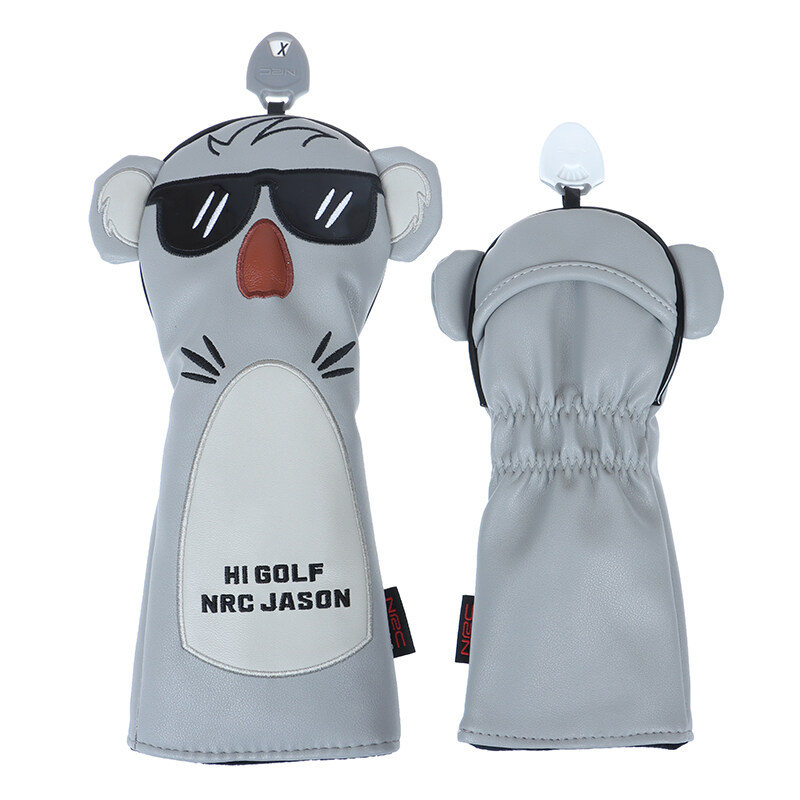 Refreshing Koala Wood Head Covers 460cc Driver Fairway Woods Hybrid