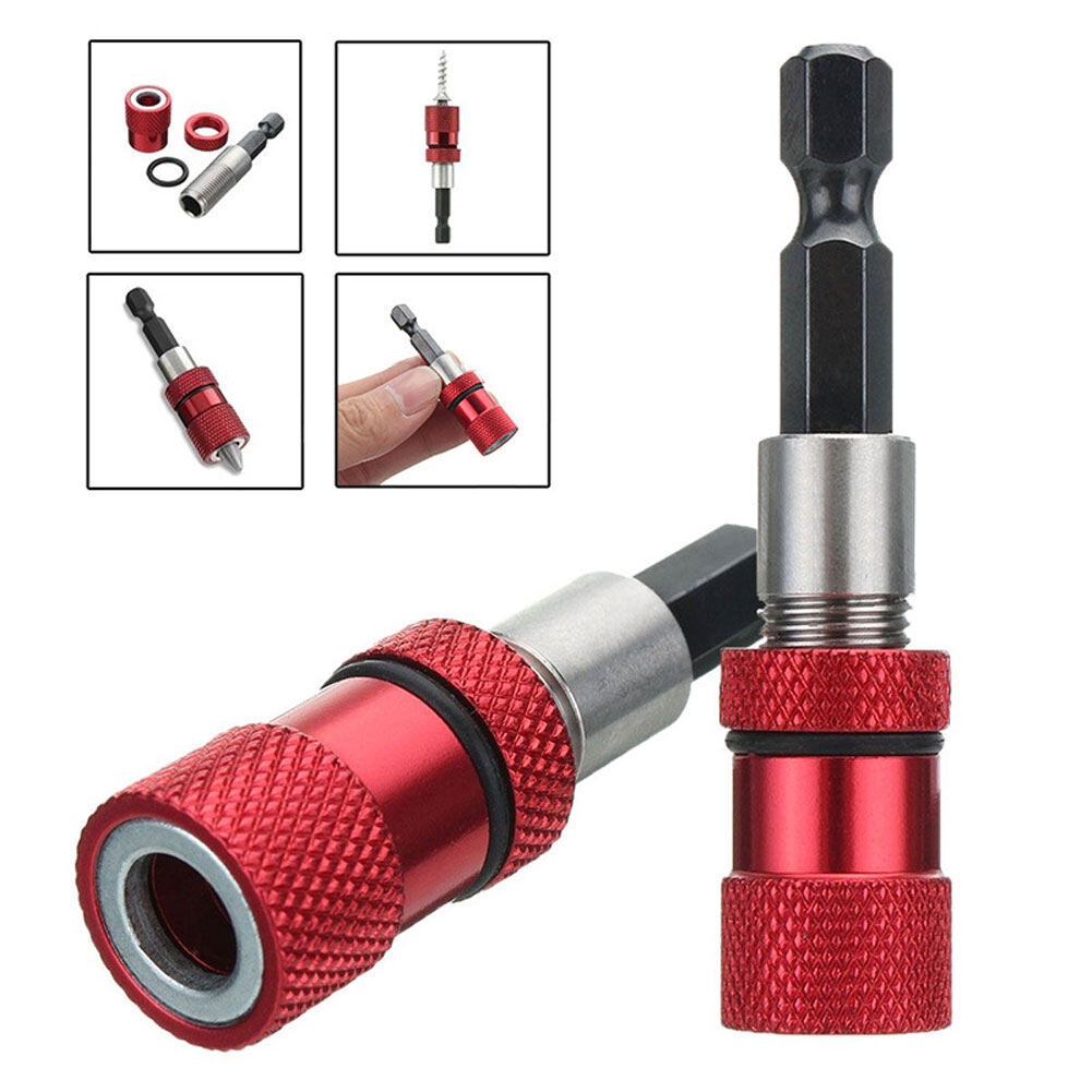 【ANENG】1/4inch Hex Shank Drill Bit Holder Magnetic Extension Quick Release Extension Drill Quick Chuck Adapter 6.35mm Dismountable for Screwdriver