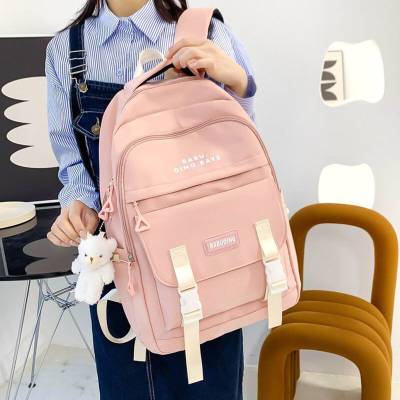 C&K Women's School Bag Junior High School High School College Backpack Large Capacity Backpack