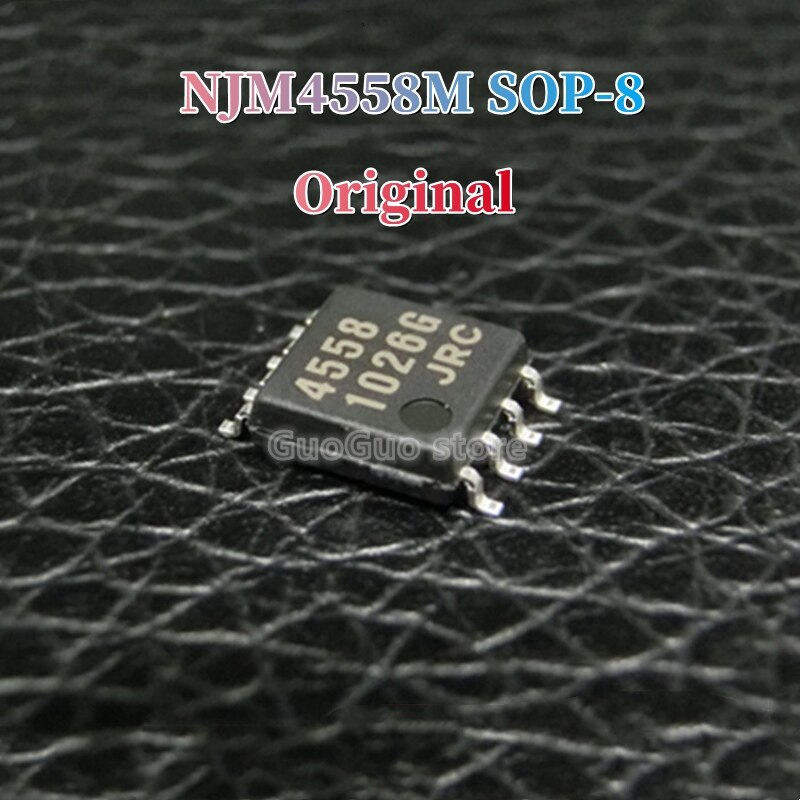 10pcs original njm4558m sop-8 jrc4558 jrc 4558 sop8 dual operational amplifier chip new original