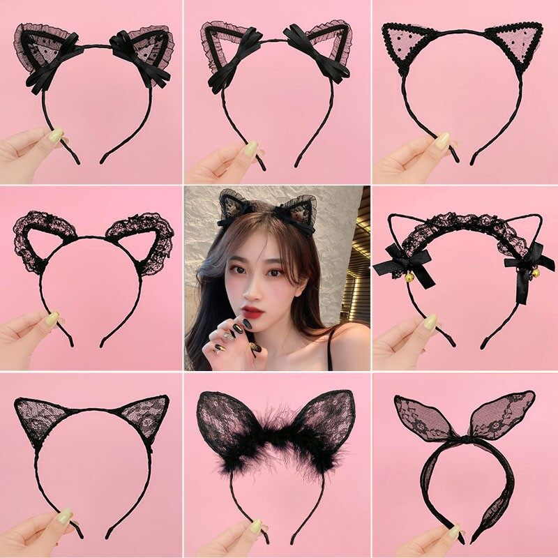 Sexy Lace Cat Ear Hairbands For Women