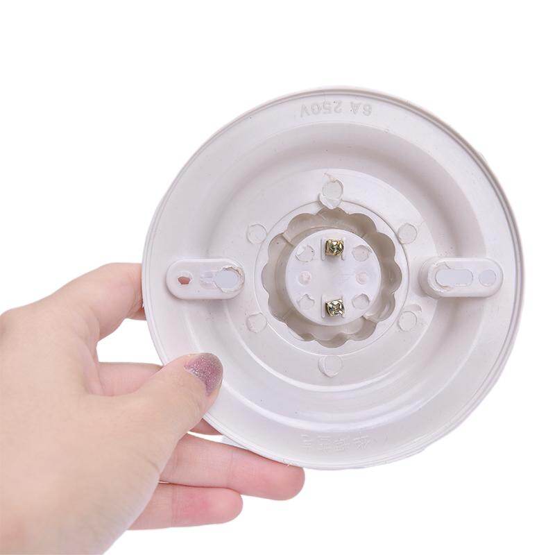 E27 LED Light Bulb Holder Round Socket E27 Base Hanging Lamp Socket Screw Base