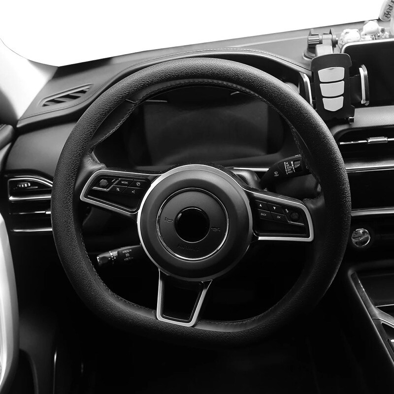 {TYEE Automotive Products} Silicon Car Steering Wheel Cover Leather Texture (Universal Size)