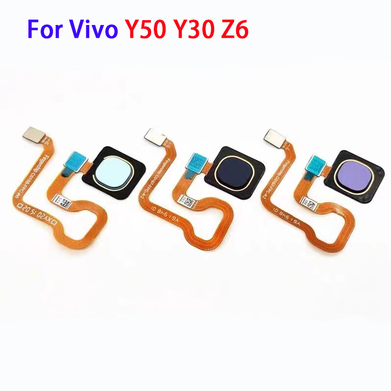 Cho Vivo Y50 y30 Z6 trở lại nút home Máy quét dấu vân tay Cảm biến phím trở về cáp dẻo Touch ID linh kiện sửa chữa