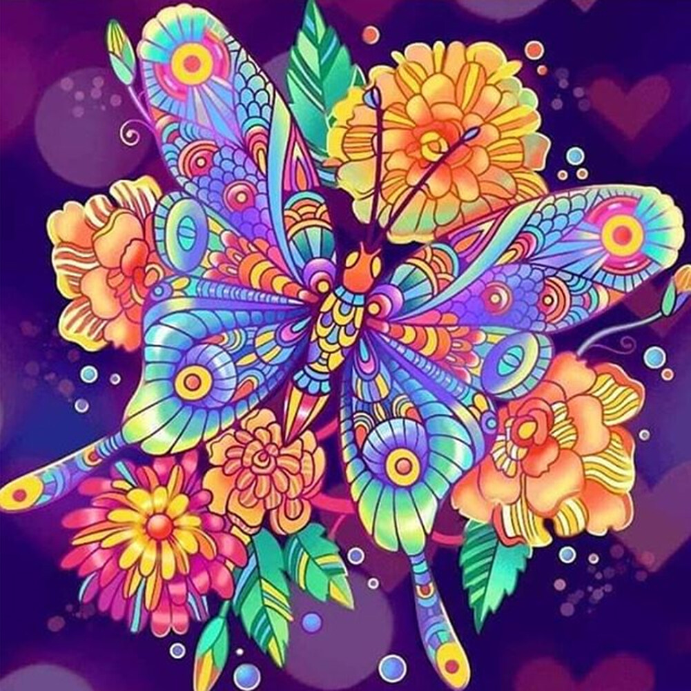 30x30cm Diamond Painting Flower Butterfly 5D Full Round Drill Diamond Painting DIY Butterfly Rhinestone Picture Craft | Lazada PH 30X30Cm Diamond Painting Flower Butterfly 5D Full Round Drill Diamond Painting Diy Butterfly Rhinestone Picture Craft | Lazada Ph