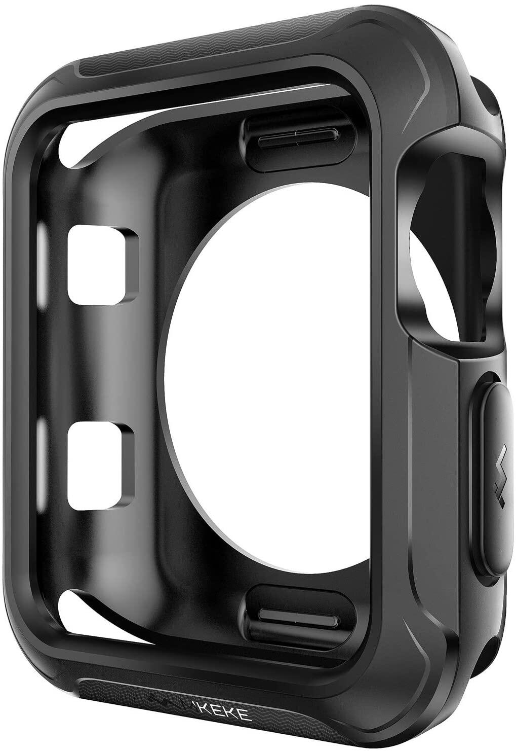Compatible with A pple watch case, shock and drop protector, bumper compatible with Apple Watch 38mm 40mm 42mm 44mm