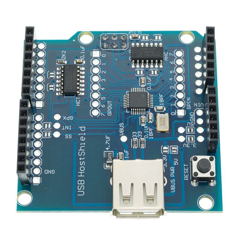 USB Host Shield 2.0 for Arduino UNO MEGA ADK Compatible for Android ADK DIY Electronic Module Board