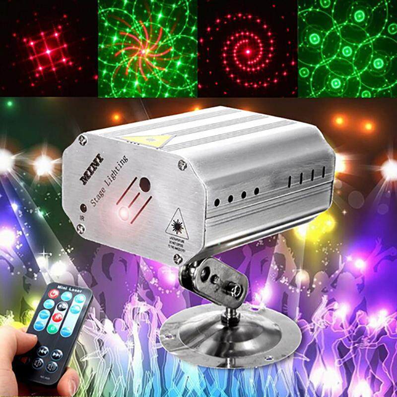 Điều Khiển bằng giọng nói Nhịp Điệu Âm Nhạc Sáng ĐÈN LED Laser Chiếu Đèn Sân Khấu DJ Disco Câu Lạc Bộ Khiêu Vũ Đảng Giai Đoạn Tác Dụng Chiếu Sáng Laser đèn Ins