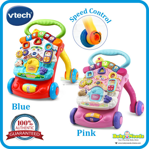 vtech stroll & discover activity walker pink