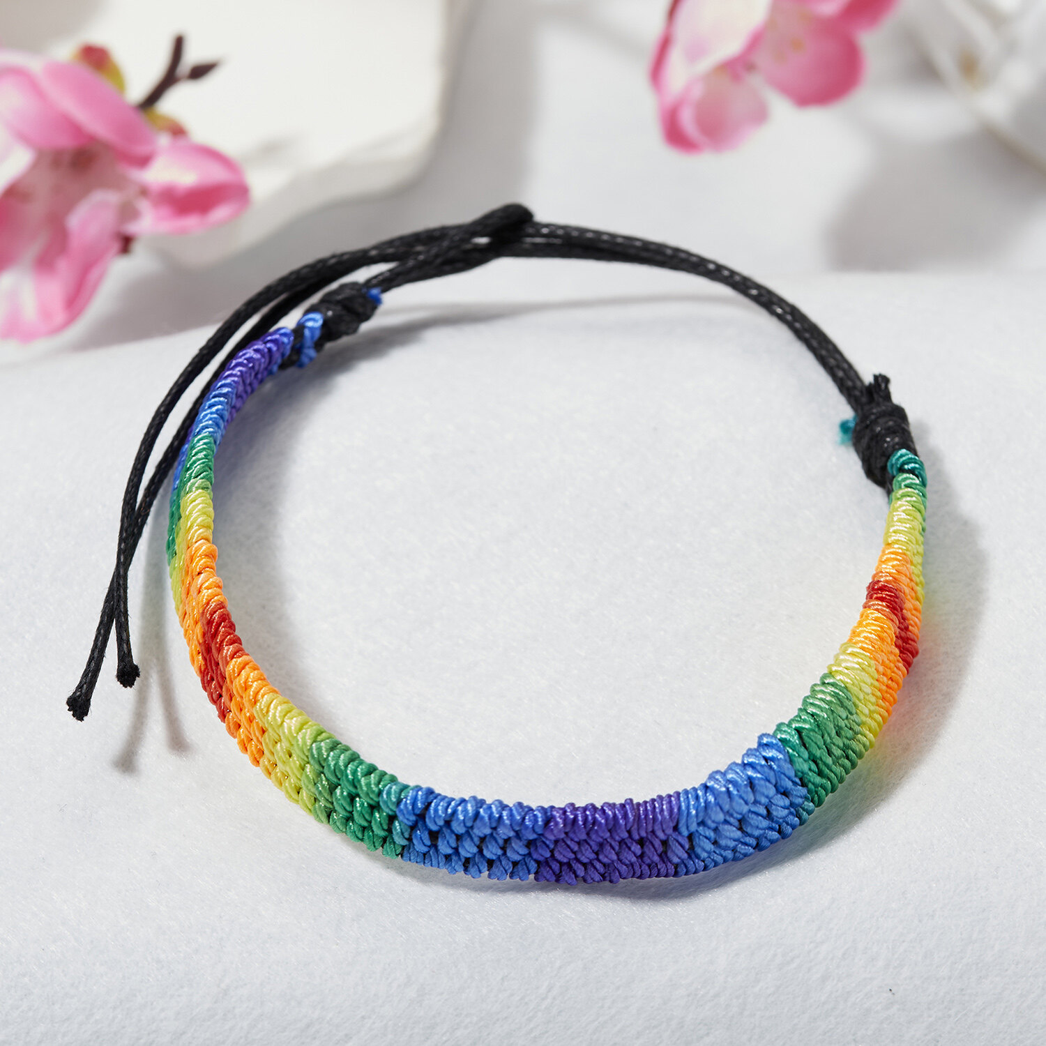 Rainbow on sale rope bracelet