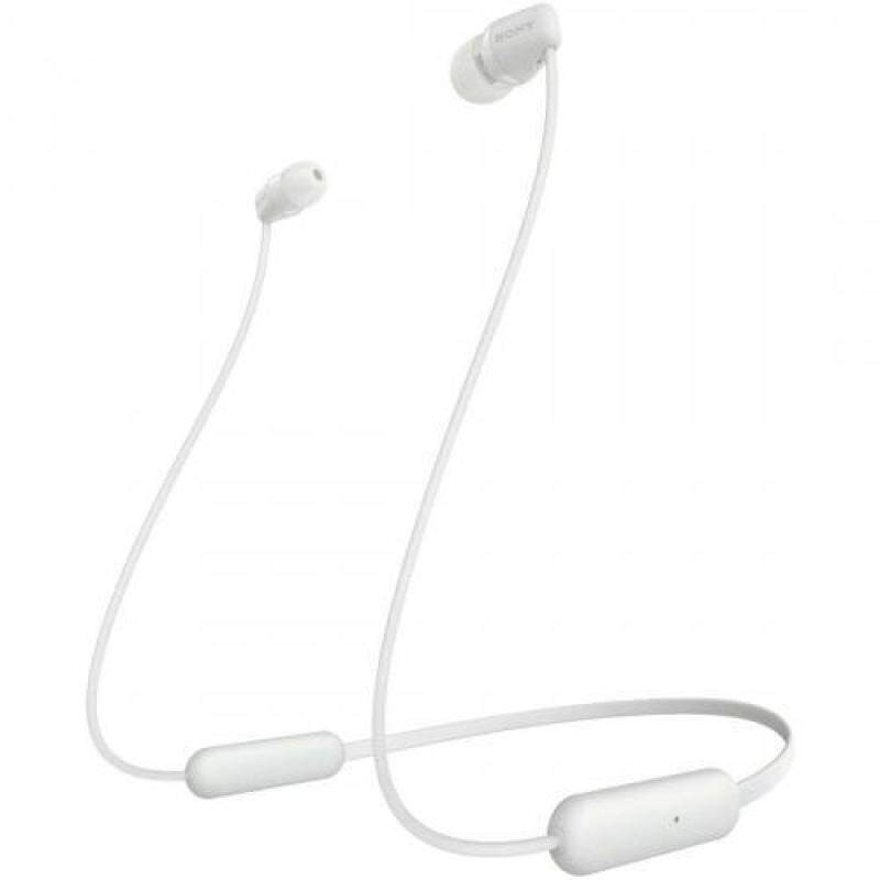 SONY Wireless earphone WI-C200: 2019 model year with a Bluetooth-enabled / up to 15 hours of continuous playback / Mike White WI-C200 WC Singapore