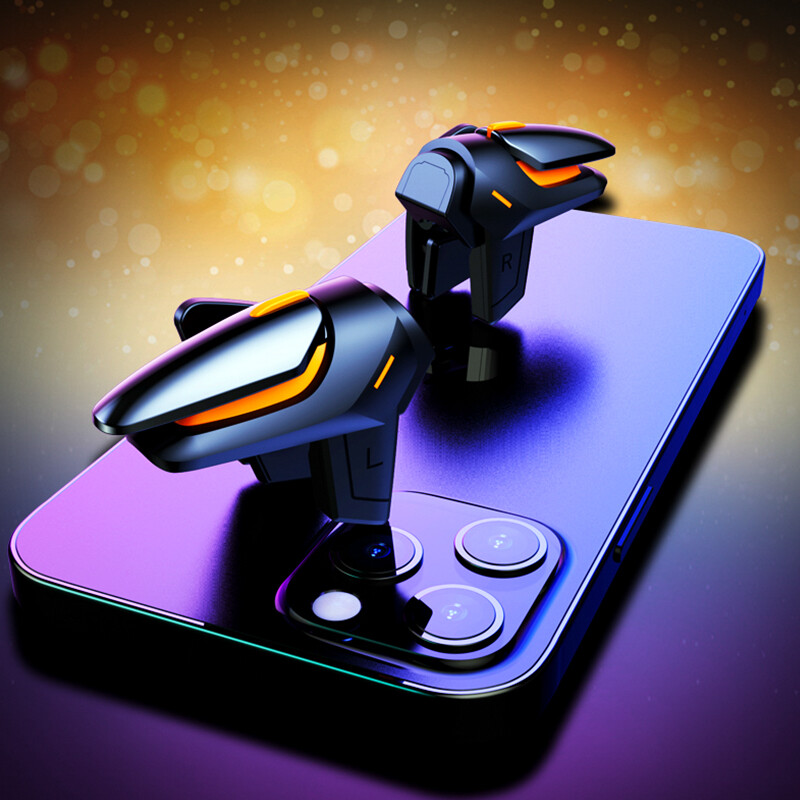 BlueWow DY01 Bumblebee Bộ Điều Khiển Kích Hoạt PUBG Phong Cách Mới Tay Cầm Chơi Game, Tay Cầm Điều Khiển Kích Hoạt Chơi Game L1R1 Nút Kích Hoạt Bắn Súng Cho Trò Chơi Bắn Súng