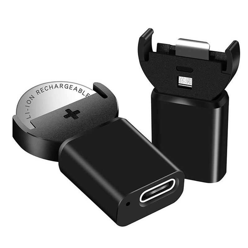 TrailB Button Battery Charger Door Open Reminder Charger Mini Button Battery TYPE-C Joint Mini Smart USB Charger