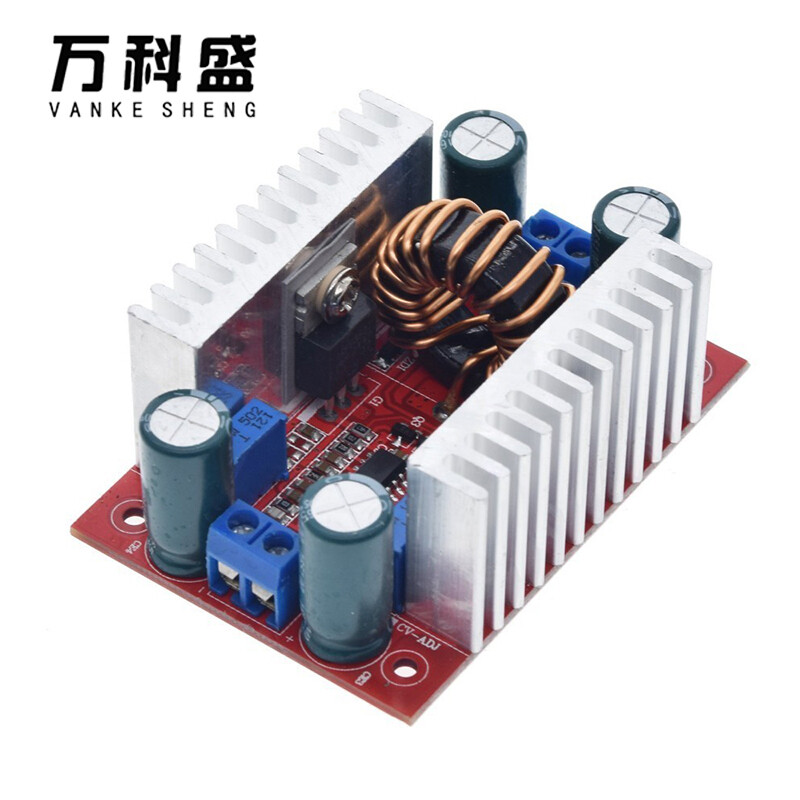 400w 15a dc-dc boost converter step up power transformer supply voltage regulator constant power heat sink 8.5v-50v to 10-60v